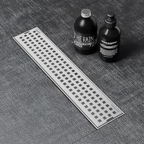 Ruhe® Palo 24 × 2 Inches Shower Drain Channel | 304 Stainless Steel ...