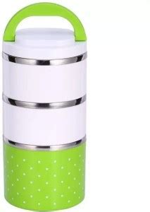 Flipkart.com | SAI CREATIONE Premium Quality 3 Layer Green 3 Containers ...