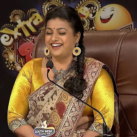 @rojacrush on Instagram: "Roja💙🧡😘 #rojaselvamani #jabardasthroja # ...