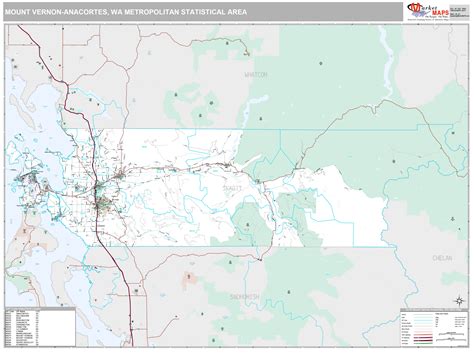 Mt. Vernon Washington State Map