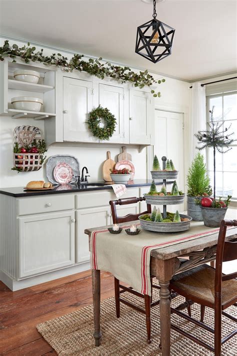Mini Kitchen Christmas Tree 75 Cozy Christmas Kitchen Décor Ideas