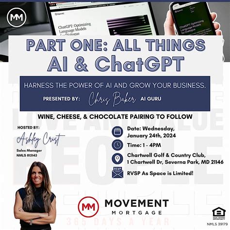 Part One: ALL THINGS AI and ChatGPT, Chartwell Golf & Country Club ...