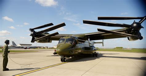 US Marine Corps MV-22 Ospreys provide support during president's visit ...