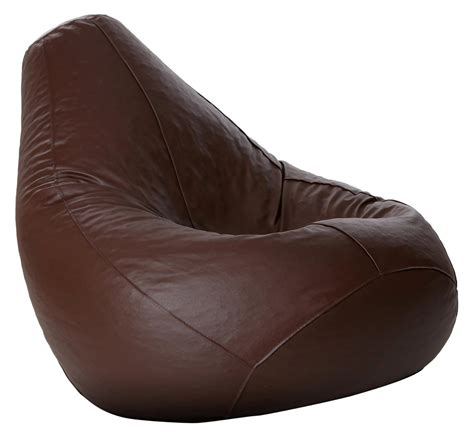 Biggie Bean Bags Leatherette Comfy Bean Bag Filled with Bean Filler (XL ...