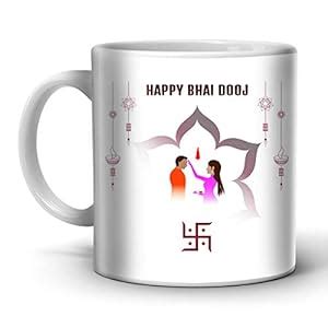 Buy CANDOFF- Bhai Dooj Ceramic Coffee Mug | Best Gift for Brother ...