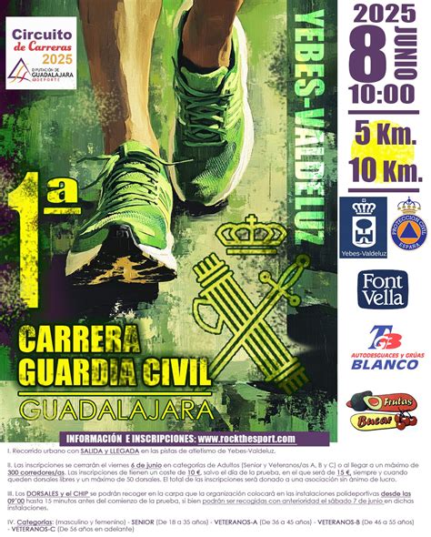 La Comandancia de Guadalajara organiza la I Carrera Popular de la ...