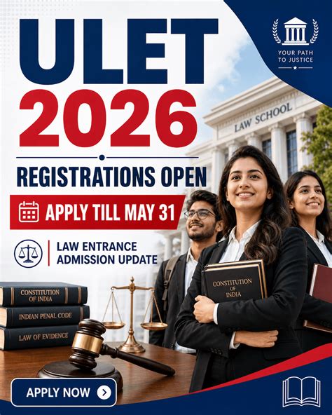 ULET 2026 Registration Open for 3-Year LLB