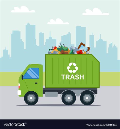 Urban Waste Transportation Vector 的图像结果