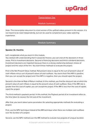 Session+Summary+Financing+Decisions - This session covered the ...