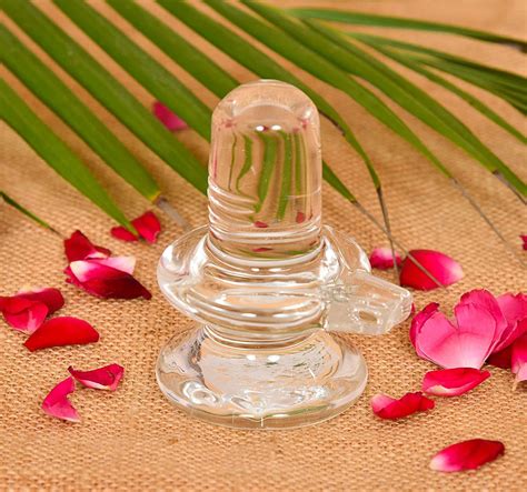 Buy ICY Aqua Crystal Shivling Idols for Return Gift, Home Decor, Temple ...