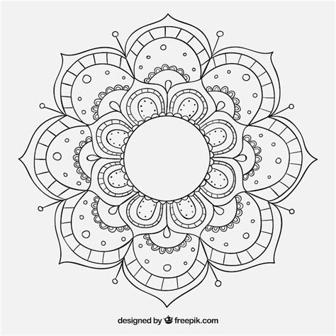 Getekende Mandala Afbeeldingen - Gratis downloaden op Freepik
