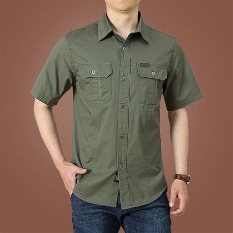 Cotton Cargo Half Sleeve Shirts