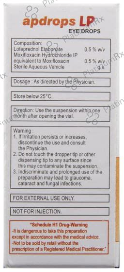 Apdrops LP Eye Drop 5ml | Uses, Price & Substitutes