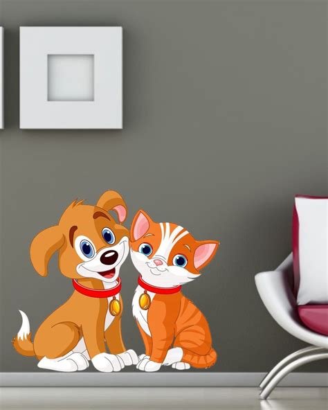 Vinyl Animals Wall Sticker ( 0.39 x 23.62 x 20.47 Inches , Multicolour ...