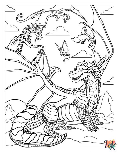 20 Wings Of Fire Coloring Pages