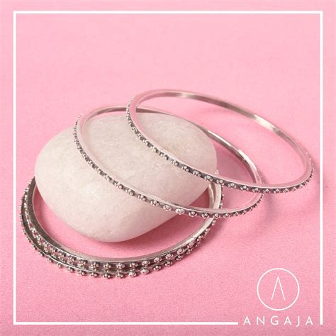 Silver Bangles – Angaja Silver