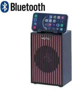 Yoto YT-Portable Wooden Audio Soundbar Music Box Speaker Micro Hi-Fi ...