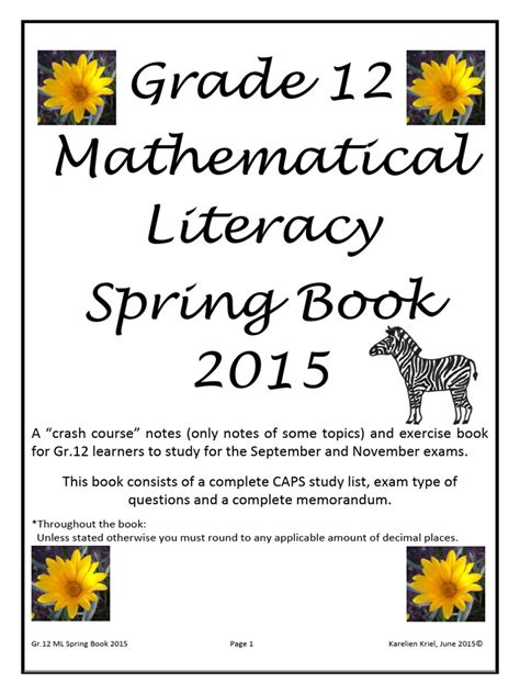 Image result for Grade 12 Math Lit Conversions