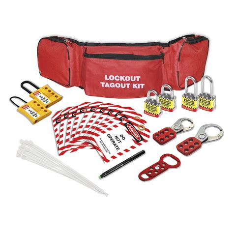 Buy E-Square Lockout Tagout Loto Kit Waist Pouch Premier - Laminated ...
