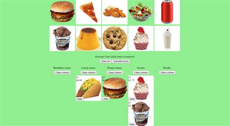 Image result for Grocery List Project in JavaScript