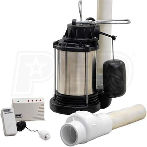 Wayne SSSEE980 3/4 HP Energy Efficient Silent Sump Pump System w ...