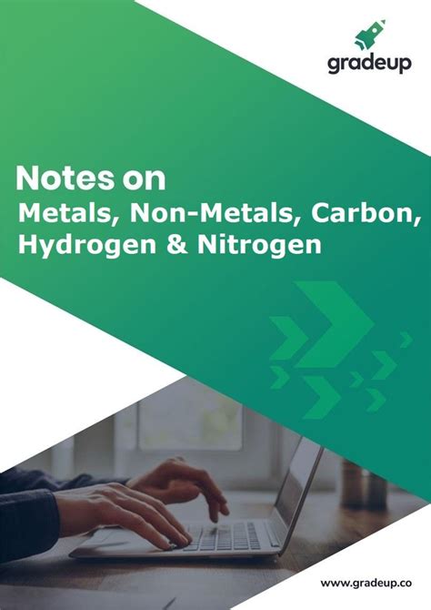 SOLUTION: Metals non metals carbon hydrogen nitrogen 37 - Studypool
