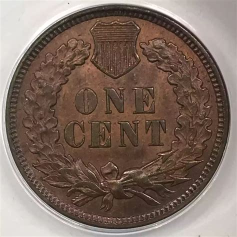 1891 Indian Head Cent ANACS MS-62 RB - Old Pueblo Coin