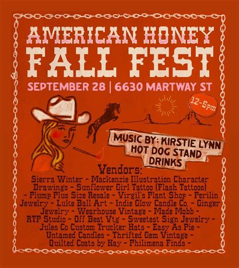 American Honey Fall Fest, 6630 martway st, Mission, KS, Merriam, 28 ...