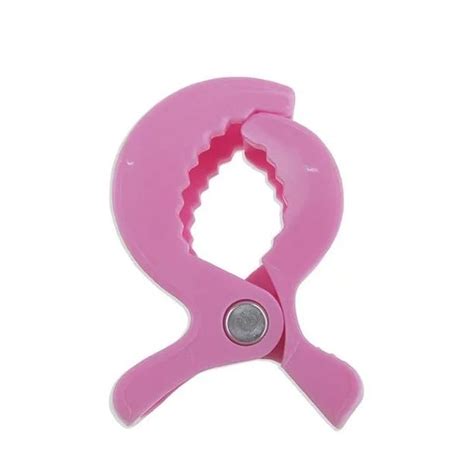Safe - O - Kid - Stroller Seat Cover Clips - Pink - SOK9STROLCLIP005