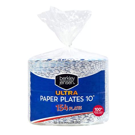 Berkley Jensen Ultra 10" Paper Plates, 154 ct. | BJ's Wholesale Club