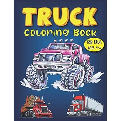 Buy Truck Coloring Book for Kids: Big Rig Monster Truck Garbage Truck ...