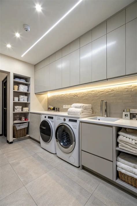 20+ Inspiring Laundry Room Lighting Ideas