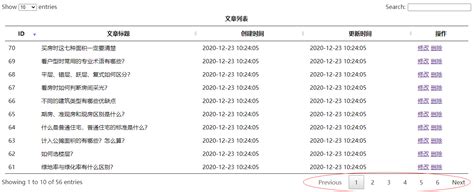 jQuery.dataTable Tutorial 的图像结果