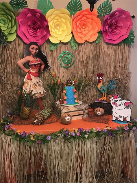 Moana Birthday Party | Moana themed party, Moana birthday party theme ...