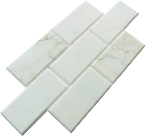 Calcutta Marble Subway Tile