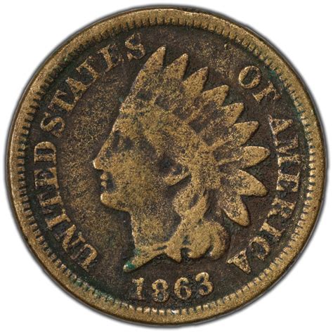 SOLD United States 1863 1 Cent Indian Head Penny Coin - The Toronto ...
