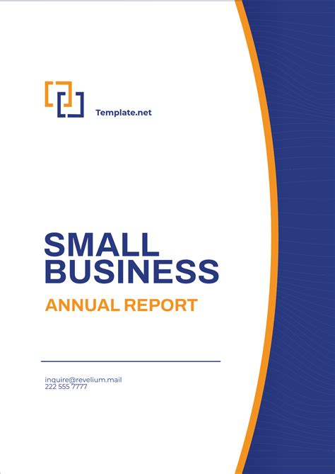 Small Business Annual Report Template - Midi-box.com