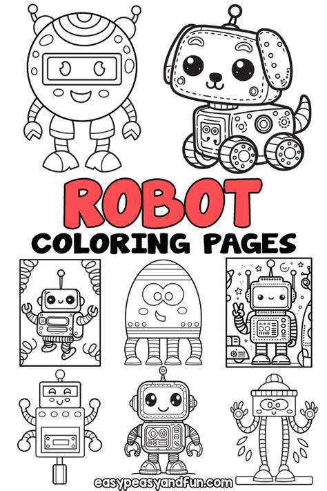 Robot Coloring Pages 的图像结果