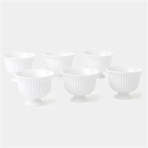 White Ice Cream Cup - Set of 6 – Rena