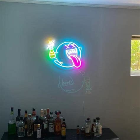 AONXJSIGN Boo Sign| Cute Ghost LED Neon Sign| Super | Ubuy India