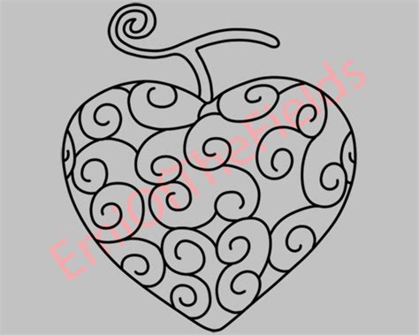 One Piece Op Op Devil Fruit SVG, PNG, Cut File Instant Download - Etsy ...