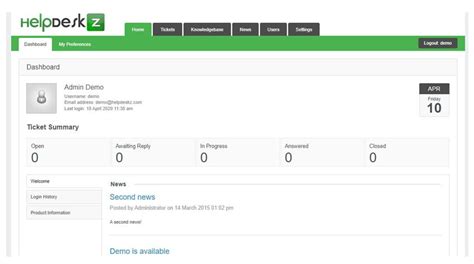 Help Desk System PHP MySQL 的图像结果
