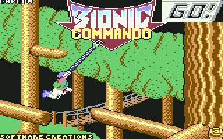 Image result for Bionic Commando Commodore 64