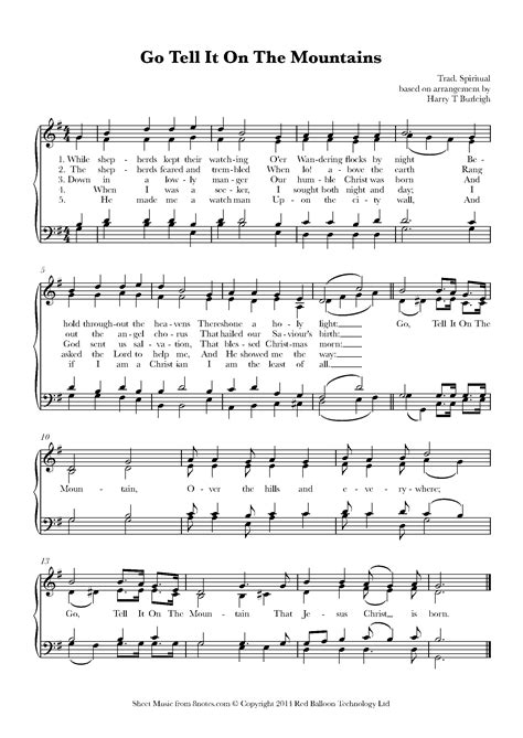 Go Tell It On The Mountain