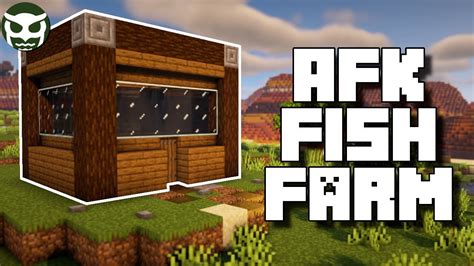Minecraft: AFK Fish Farm | Tutorial (NO AUTO CLICKER!) (1.16+) | Fish ...