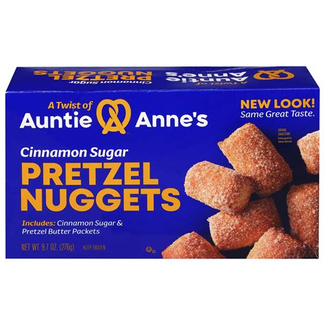 Auntie Anne's® Cinnamon Sugar Pretzel Nuggets Frozen 9.7 oz - Walmart.com