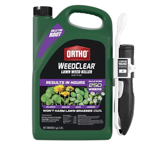 Ortho WeedClear Lawn Weed Killer Ready-to-Use1 with Comfort Wand, 1 gal ...