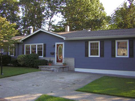 Ranch House Exterior Blue Paint Colors
