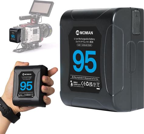 Amazon.com: NEEWER V Mount/V Lock Battery,94.7Wh 14.8V 6400mAh Mini Lightweight Rechargeable ...