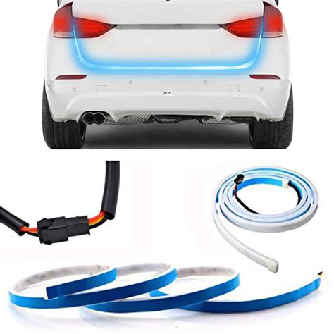 FABTEC Universal Flow Car LED Light Streamer Brake Trunk Signal Light ...